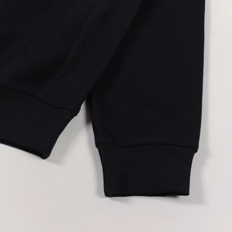 Carhartt WIP Half Zip American Script Sweat Black-4