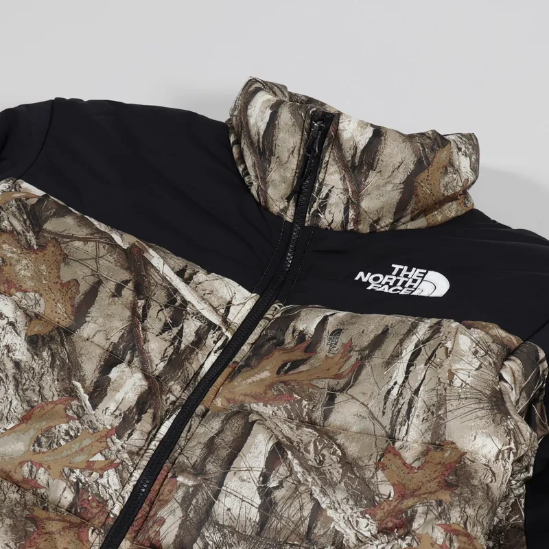 The North Face Himalayan Insulated Jacket Kelp Tan Forest Floor Print-3