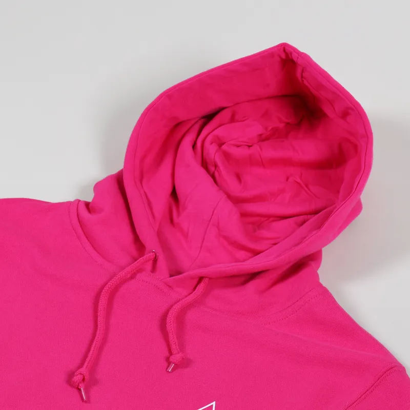 Huf Essentials Triple Triangle Hoodie Hot Pink-6