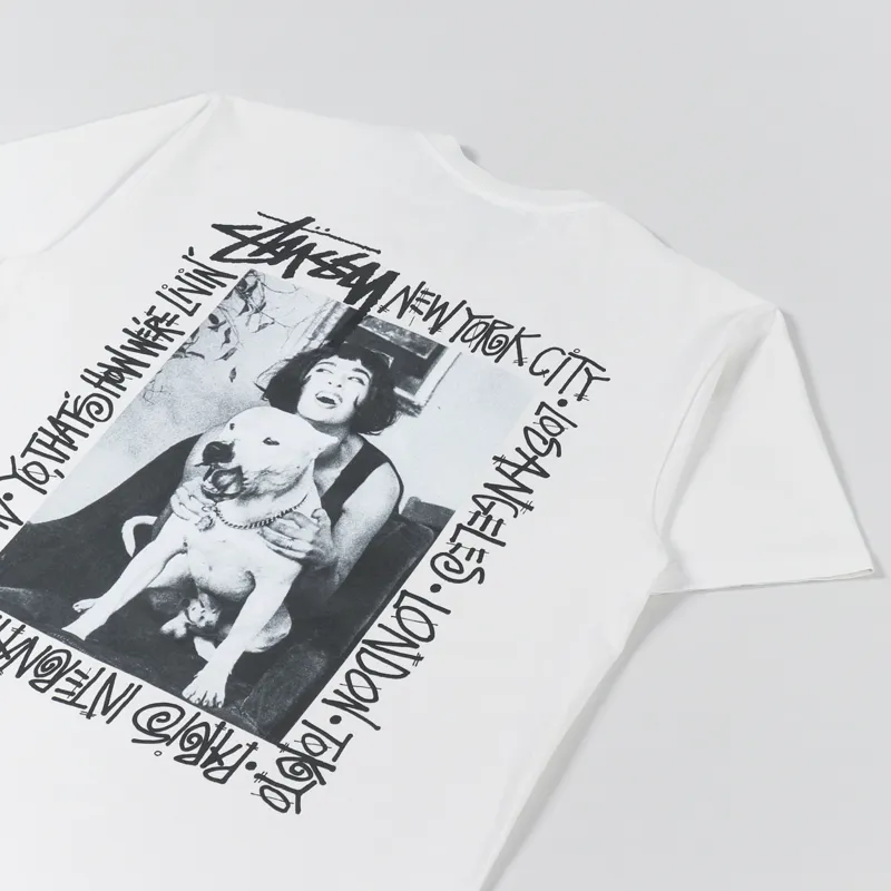 Stussy How Were Livin T Shirt Natural-2