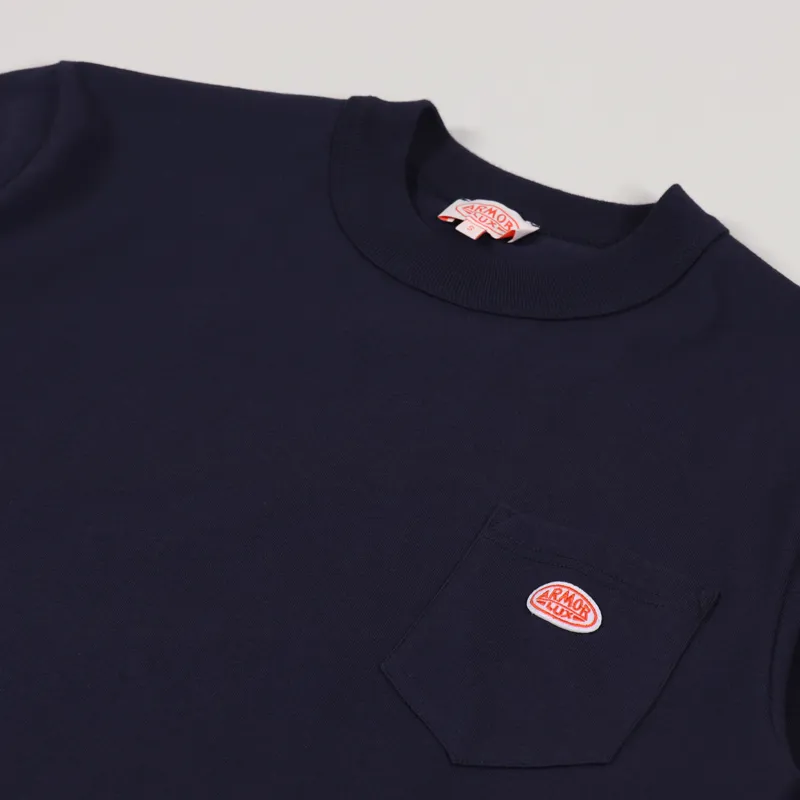 Armor Lux Heritage Pocket T Shirt Navy Blue-1
