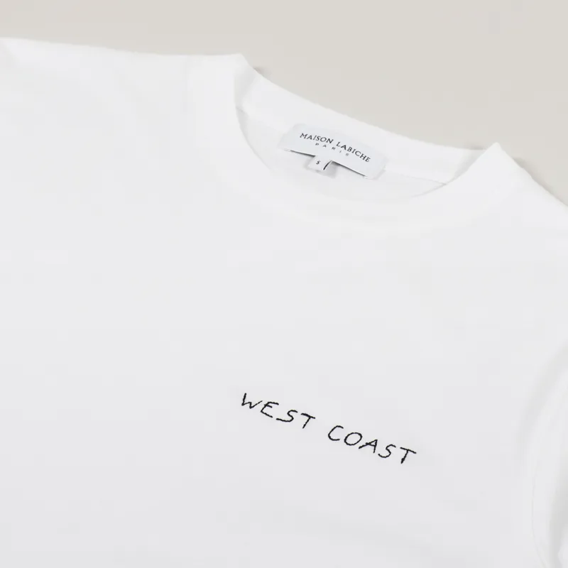 Maison Labiche Heavy T Shirt West Coast White-2