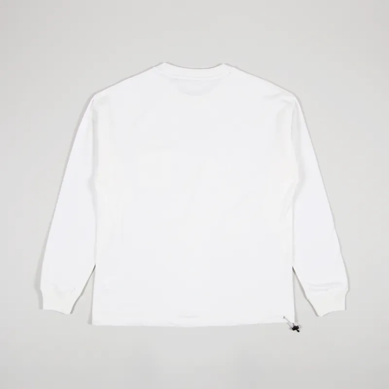 Uniform Bridge Heavyweight Pocket Long Sleeve T Shirt Off White-1