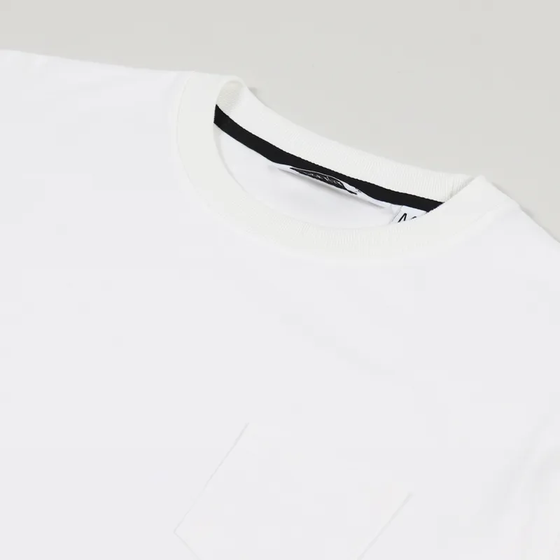 Uniform Bridge Heavyweight Pocket Long Sleeve T Shirt Off White-7