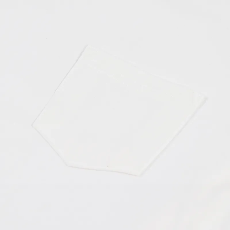 Uniform Bridge Heavyweight Pocket Long Sleeve T Shirt Off White-6