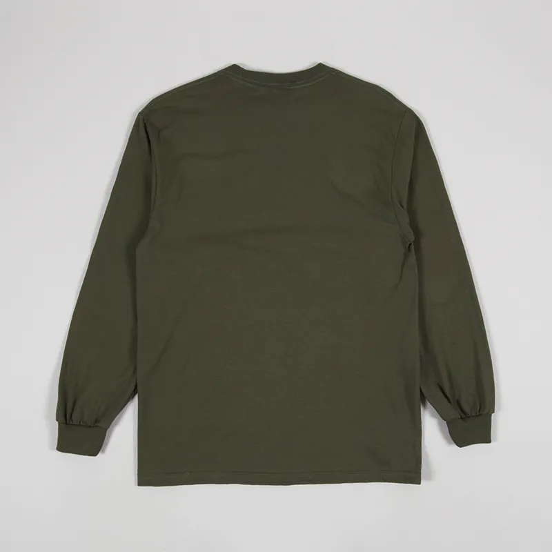 Iggy In The Tunnel Long Sleeve T Shirt Military Green-1