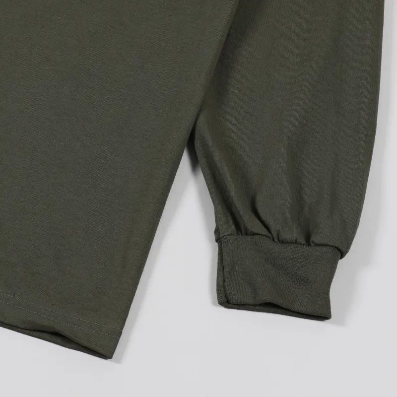 Iggy In The Tunnel Long Sleeve T Shirt Military Green-5