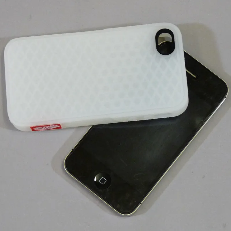 Vans iPhone 4 Waffle Case - Glow In The Dark White-2