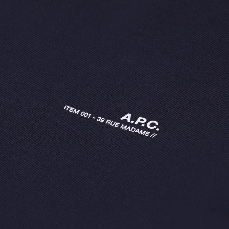 A.P.C. Item Sweat Dark Navy-5