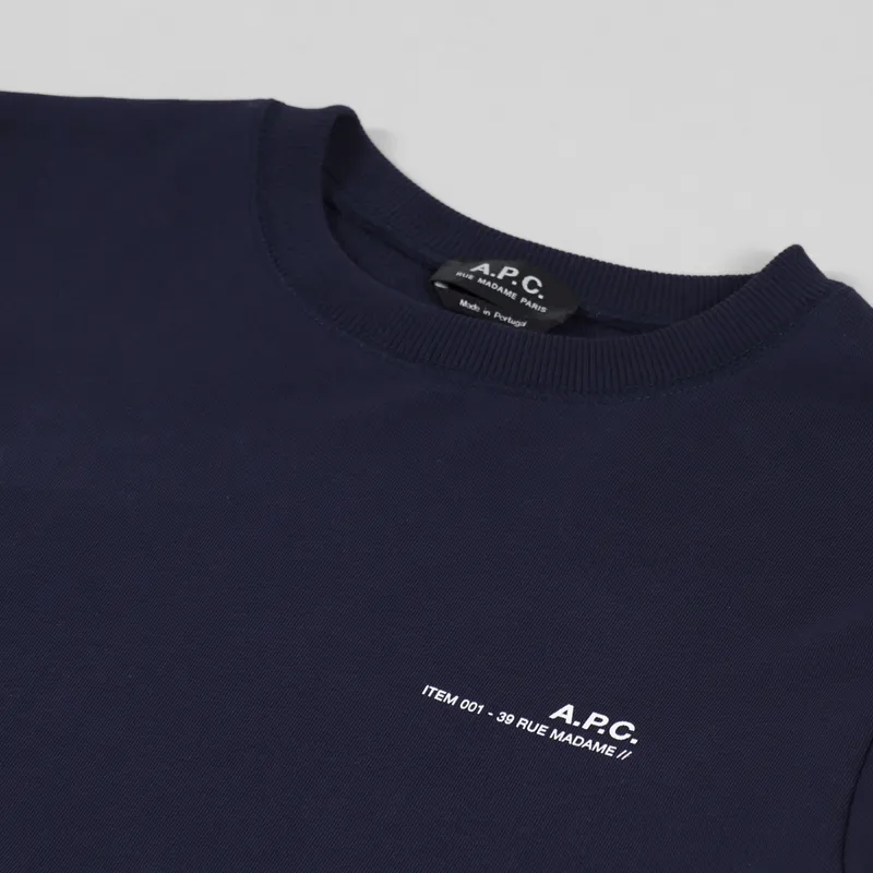 A.P.C. Item Sweat Dark Navy-6