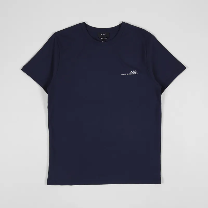 A.P.C. Item T Shirt Dark Navy
