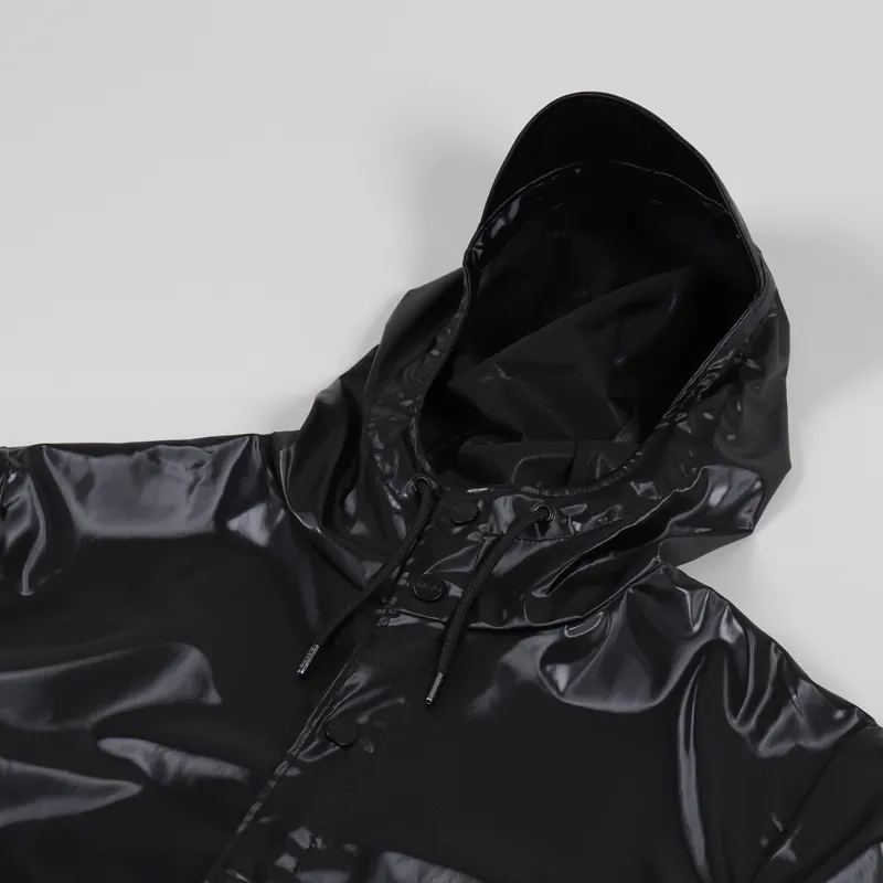 Rains Jacket Shiny Black-4