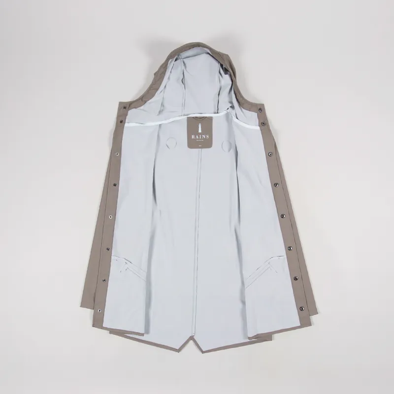 Rains Waterproof Jacket Taupe-1