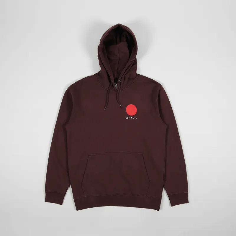 Edwin Japanese Sun Hoodie Puce