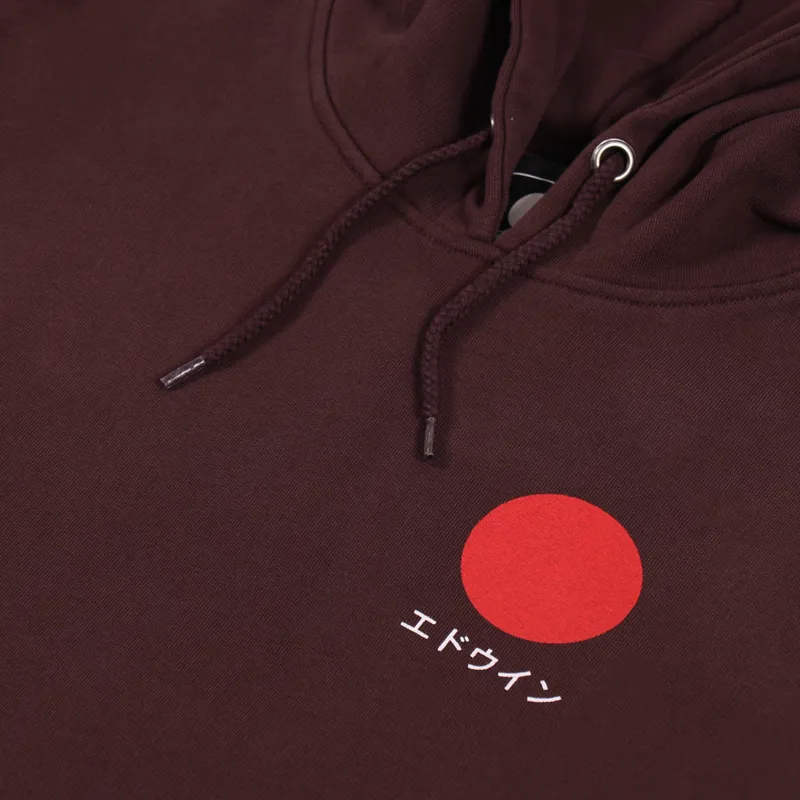 Edwin Japanese Sun Hoodie Puce-4