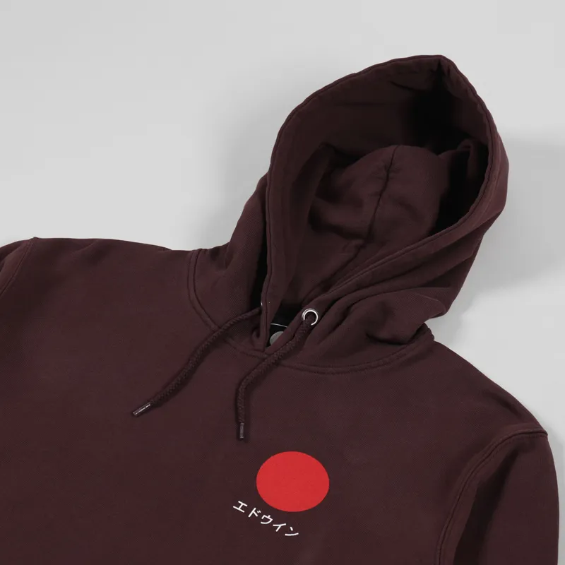 Edwin Japanese Sun Hoodie Puce-2