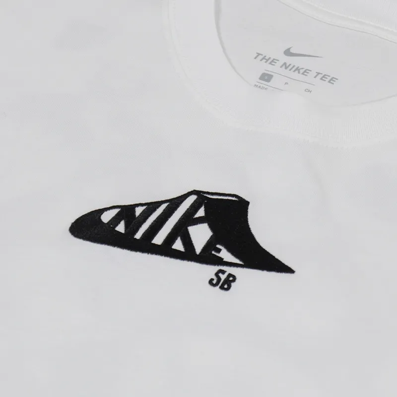 Nike SB Javier T Shirt White Black-4