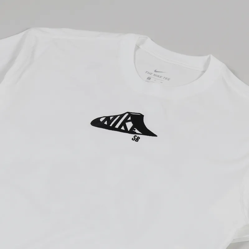 Nike SB Javier T Shirt White Black-3