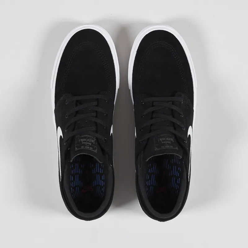 Nike SB Zoom Janoski RM Shoes Black White Thunder Grey-4