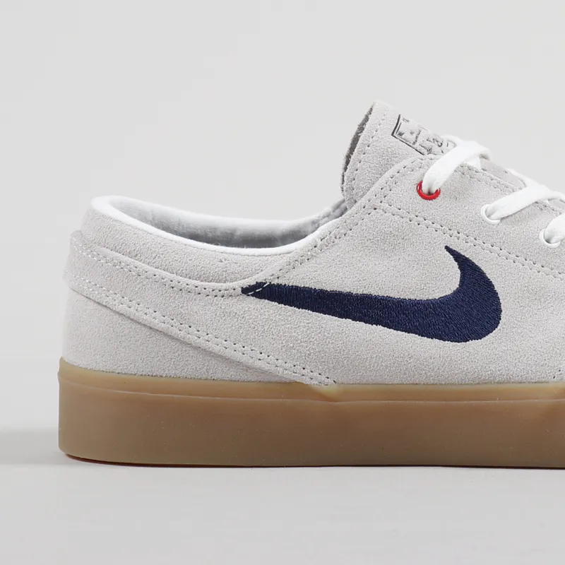Nike SB Mens Zoom Janoski RM Shoes Summit White Midnight Navy