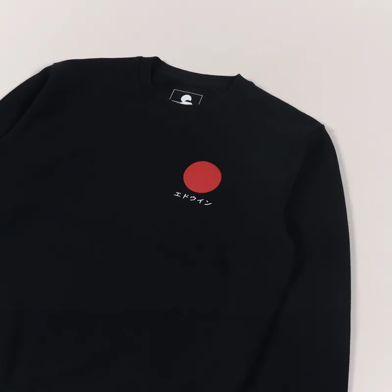Edwin Japanese Sun Sweat Black-2