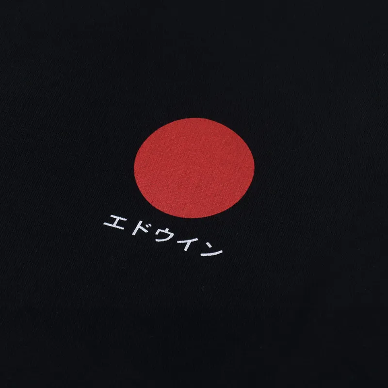 Edwin Japanese Sun Sweat Black-4