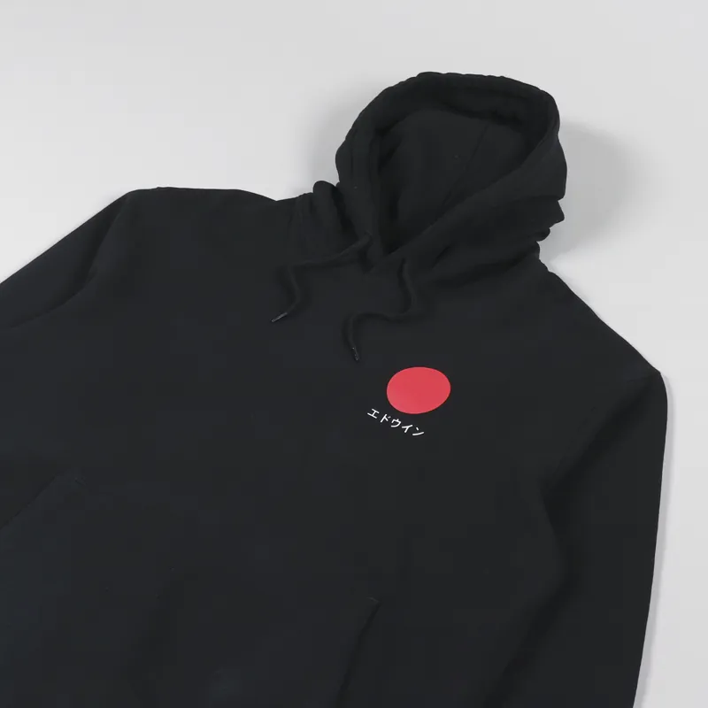 Edwin Japanese Sun Hoodie Black-2