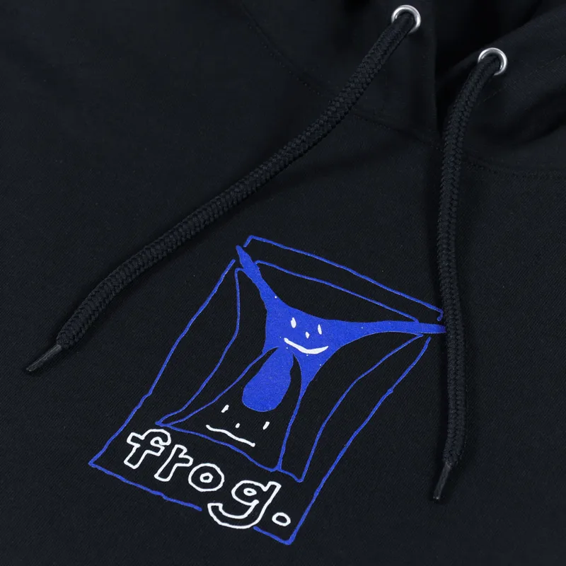 Frog Skateboards Mens Jumpy Punk Logo Pullover Hoodie Black