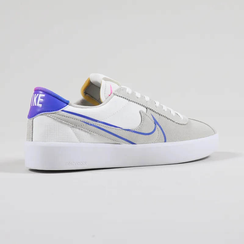 Nike SB Bruin React Tokyo Shoes Summit White Racer Blue-9