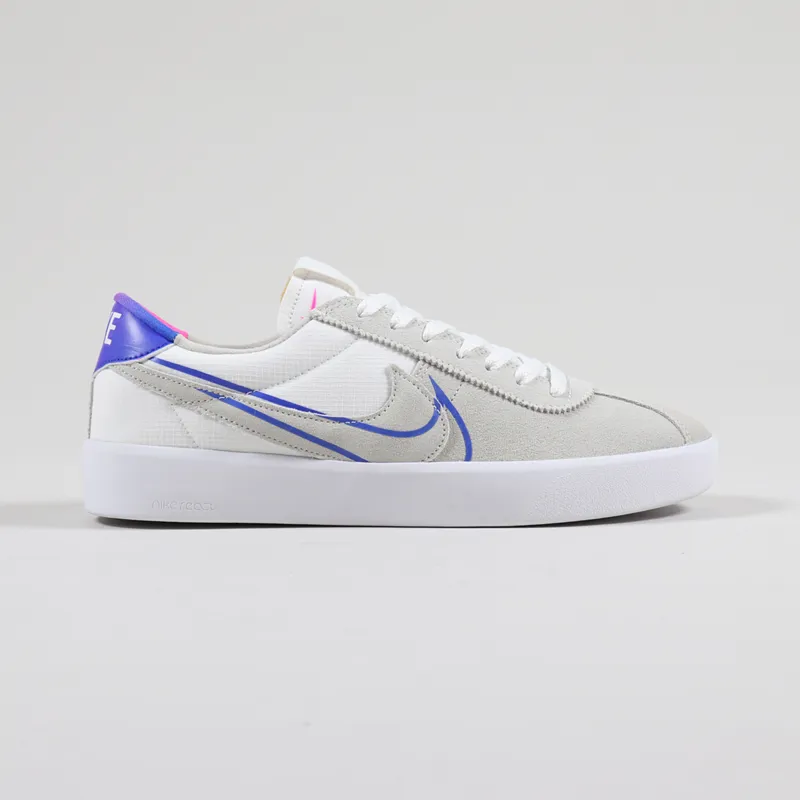 Nike SB Bruin React Tokyo Shoes Summit White Racer Blue-2