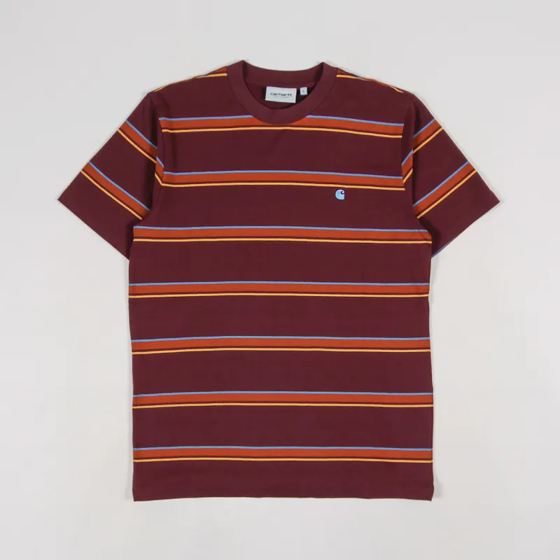 Carhartt WIP Kent T Shirt Wine