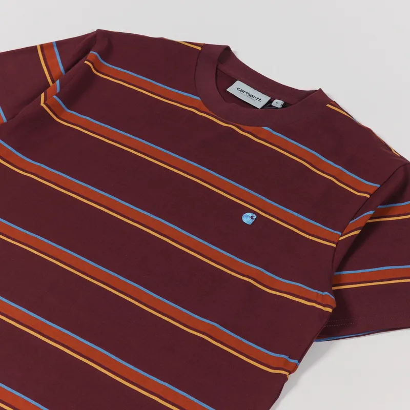 Carhartt WIP Kent T Shirt Wine-2