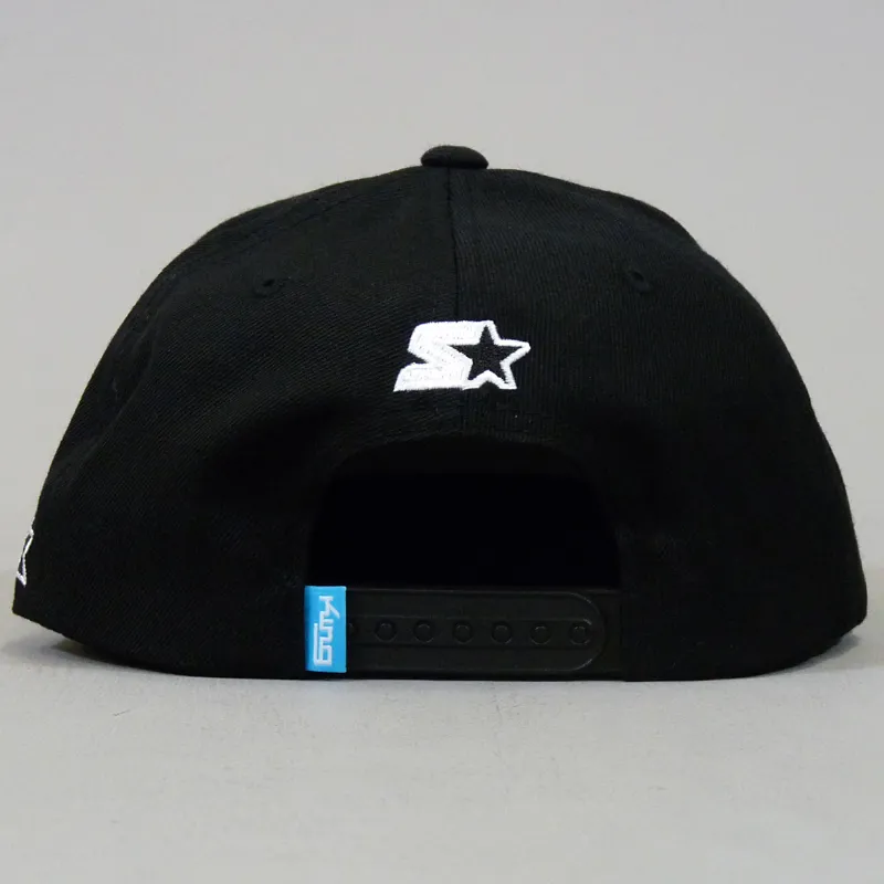 King East London Kings Starter Snapback Cap - Black and Duck Camo-4