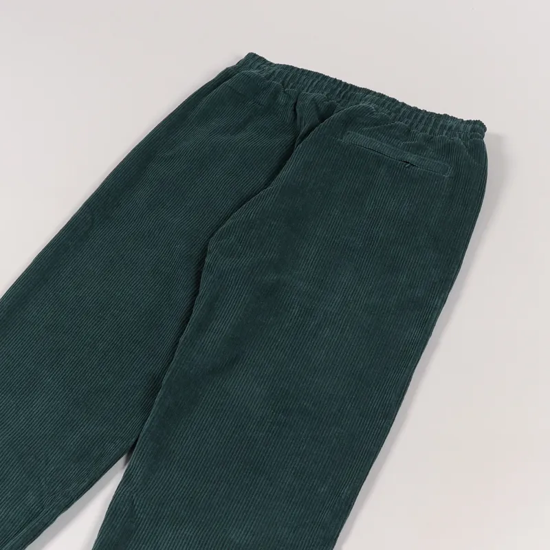 Krooked Eyes Embroidered Pants Green Corduroy-5