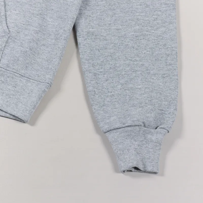 Thrasher Skateboard Magazine Krak Skulls Hoodie Heather Grey-2