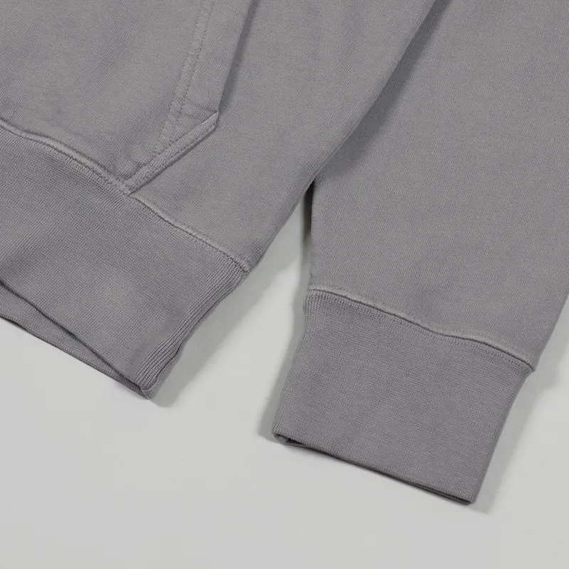 Edwin Katakana Hoodie Frost Grey-4