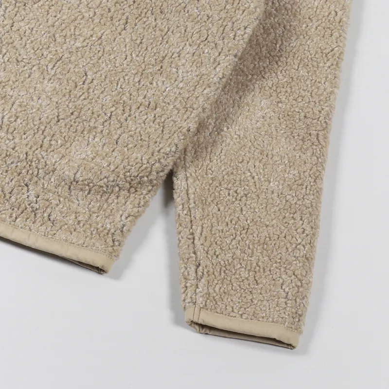 Universal Works Lancaster Jacket Stone Shakespeare Fleece-6