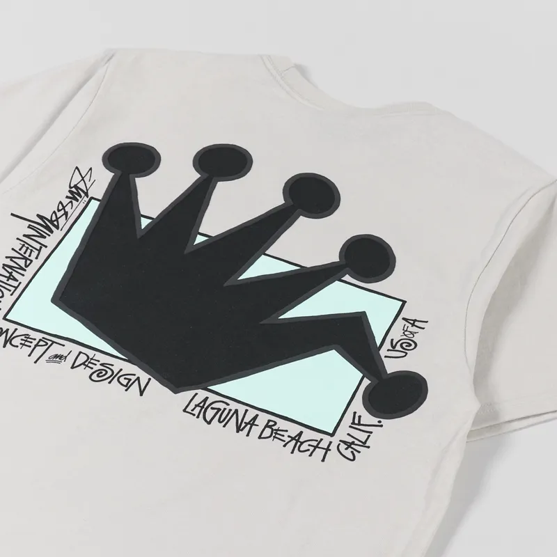 Stussy LB Crown T Shirt Smoke-2