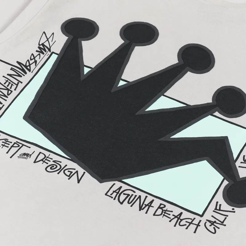 Stussy LB Crown T Shirt Smoke-4