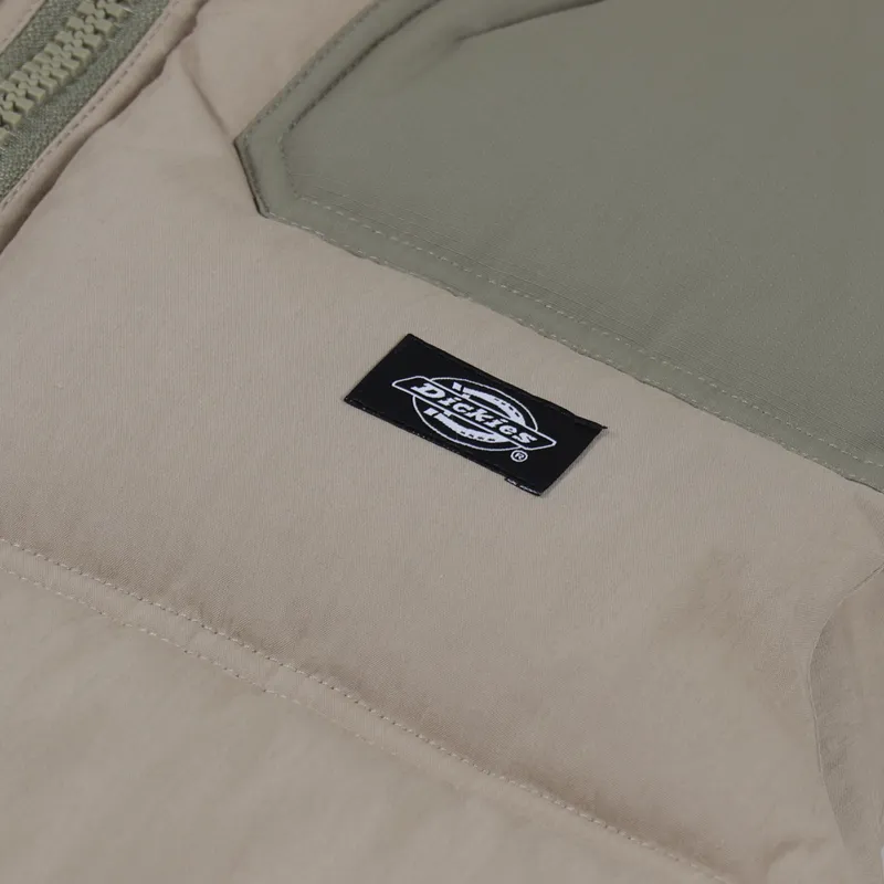 Dickies Lockport Puffer Vest Khaki-6