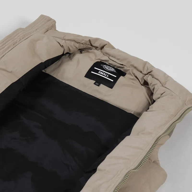 Dickies Lockport Puffer Vest Khaki-4