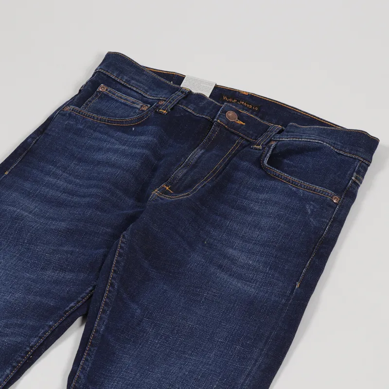 Nudie Jeans Lean Dean Dark Deep Worn-5