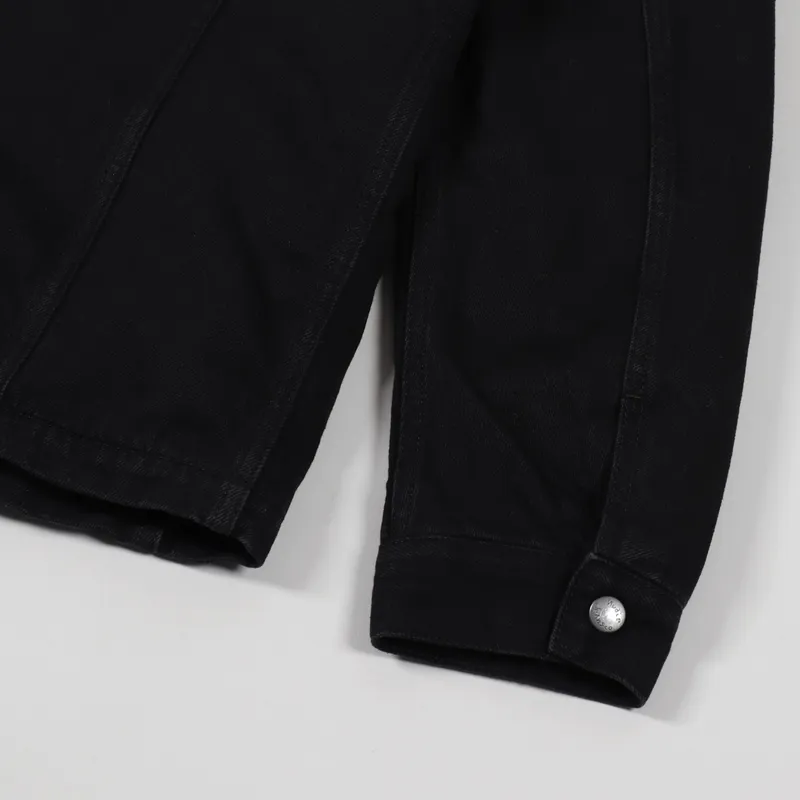 Nudie Jeans Lenny Jacket Black Worn-6