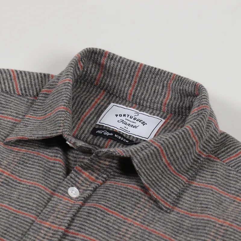 Portuguese Flannel Library ESP Shirt Brown-4