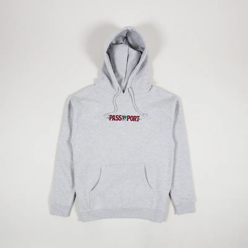 Pass Port Life Is Leisure Hoodie Grey Heather