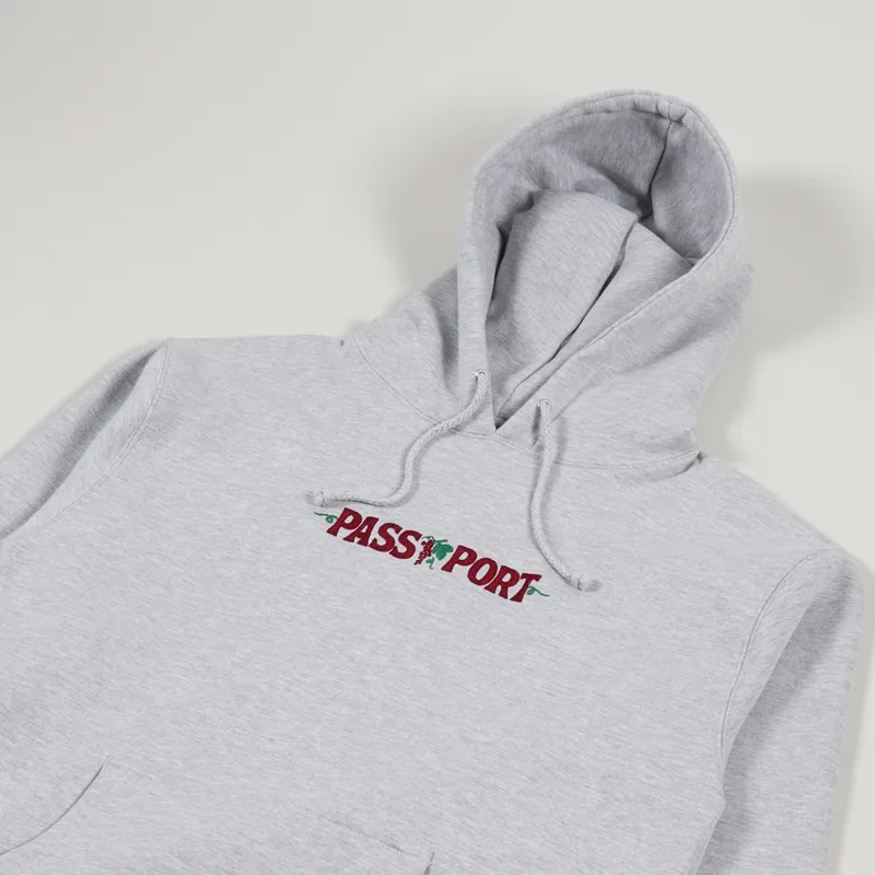 Pass Port Life Is Leisure Hoodie Grey Heather-2