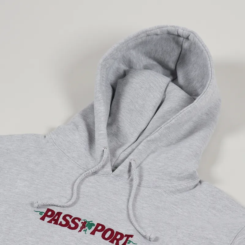 Pass Port Life Is Leisure Hoodie Grey Heather-5