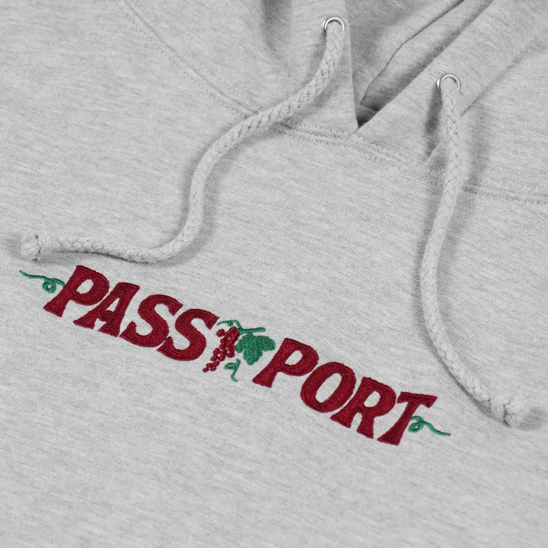 Pass Port Life Is Leisure Hoodie Grey Heather-4