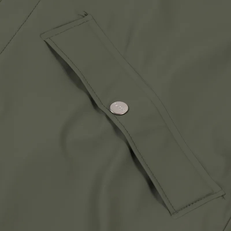 Rains Long Jacket Olive-6