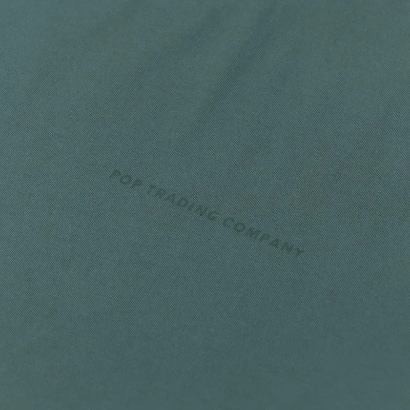 Pop Trading Company Logo T Shirt Bistro Green-3